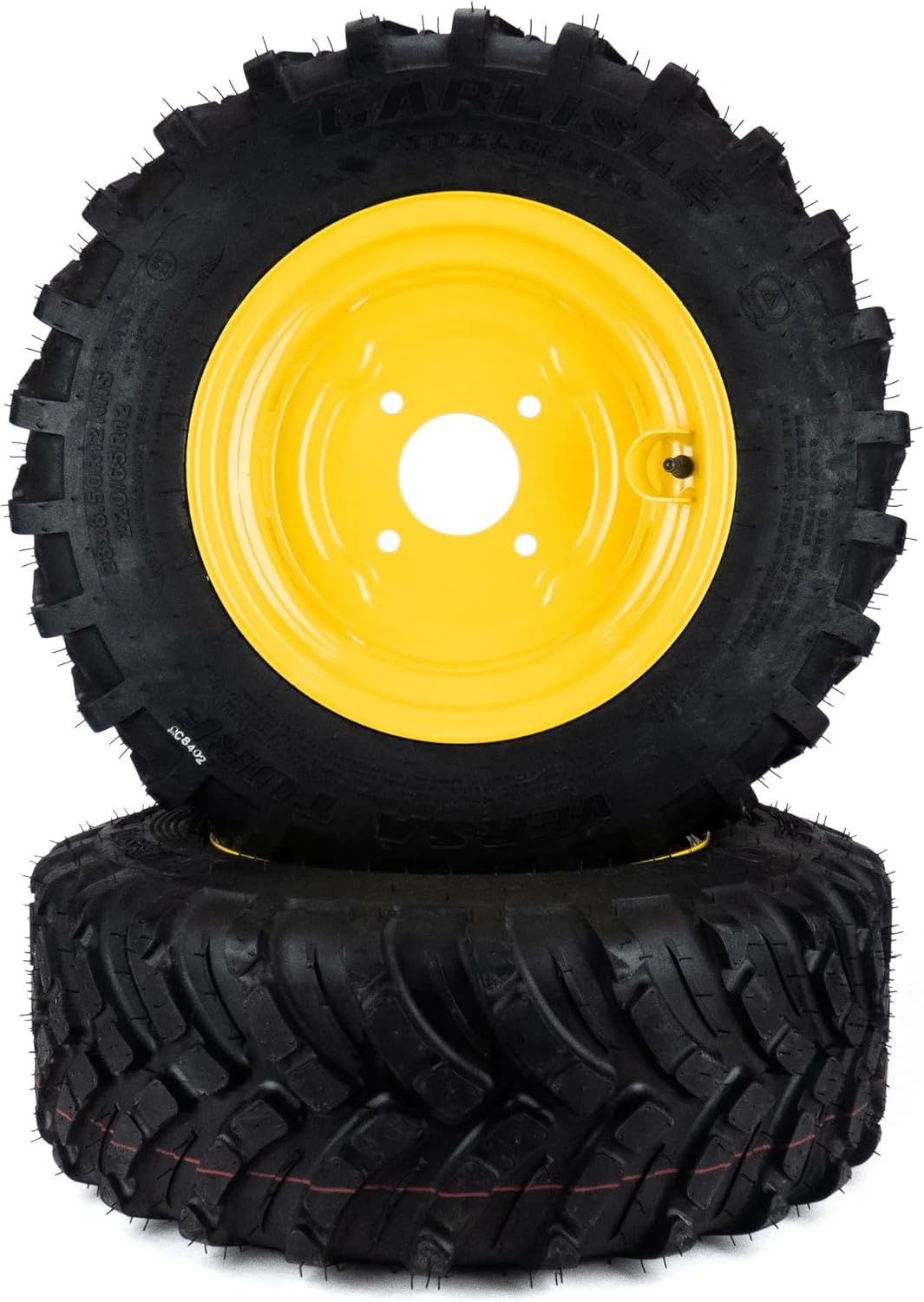 (2) Versa Turf Tire Assemblies 23x8.50-12 Fits John Deere 2025R 2027R 2032R LVB24804