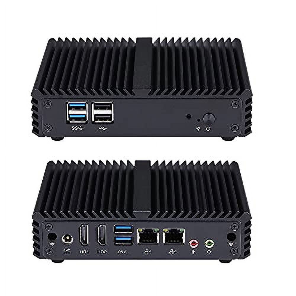 Windows 10 Mini Desktop Computer Fanless CPU Intel Pentium J3710 Quad Core-8GB RAM 128GB SSD Dual Band WiFi/BT4.0