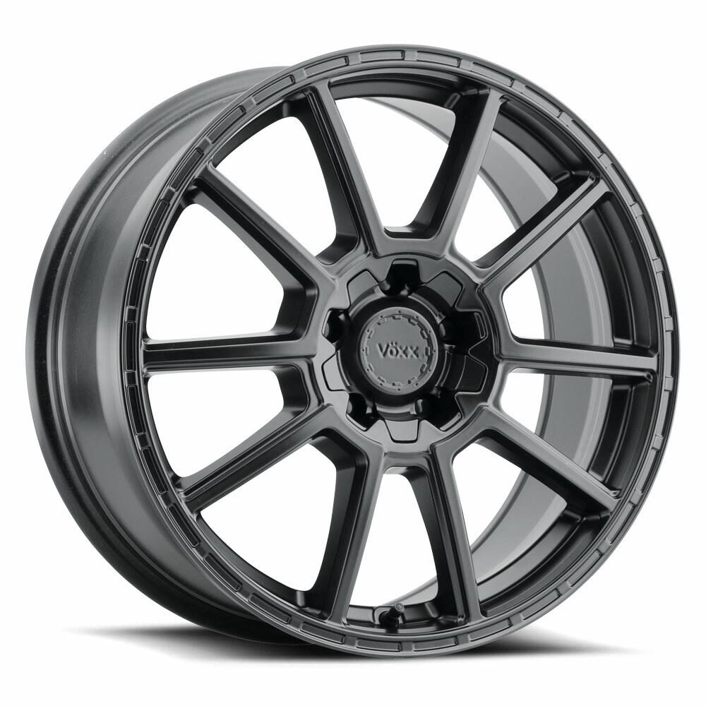 Voxx Monte Wheel 18x8 5x108 5x4.5 (5x114.3) Black 40mm