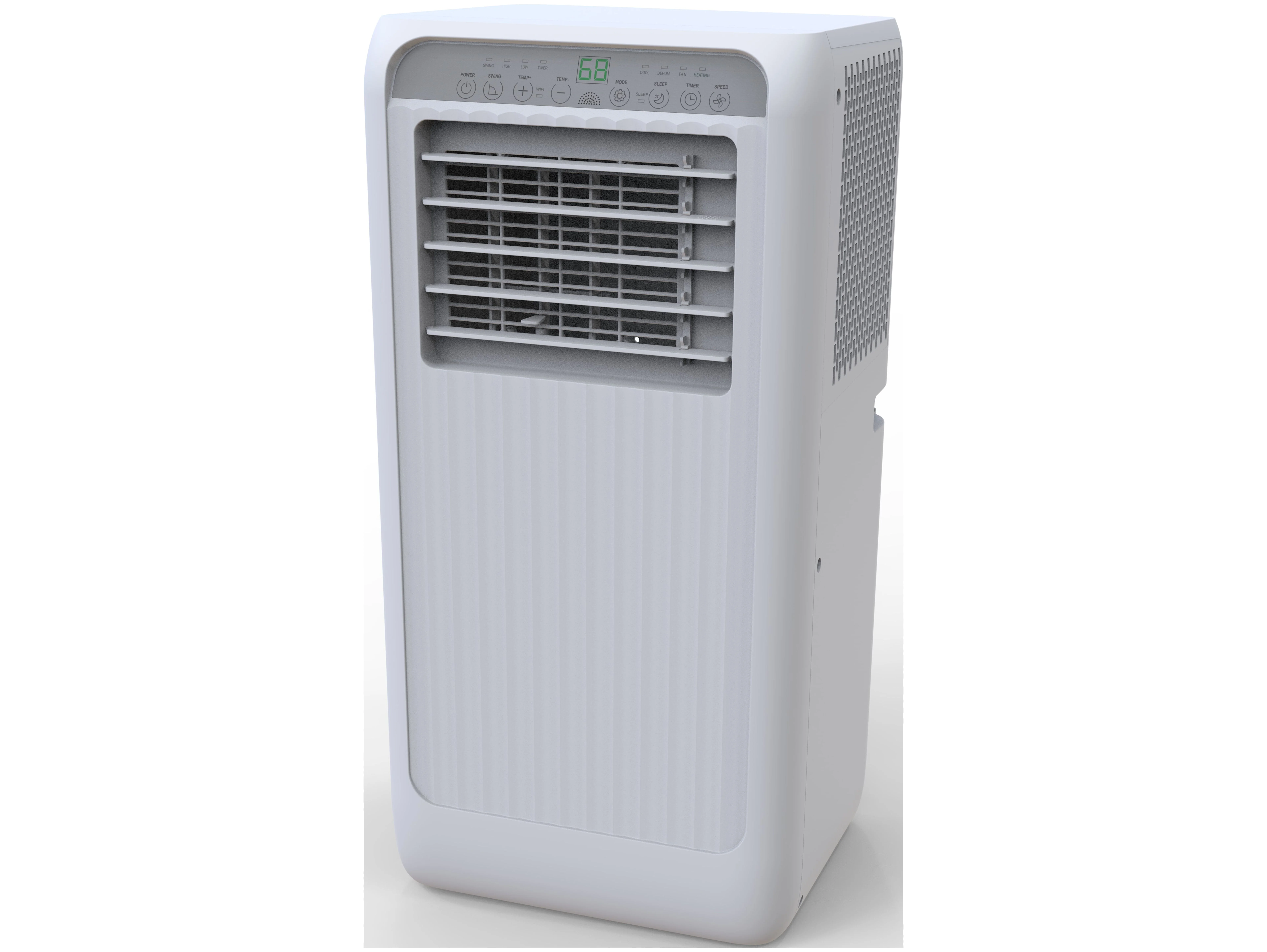 10000BTU Easy to Move AC Unit for Rooms up to 450 Sq Ft - with Powerful Cooling Fan, Reusable Filter, Auto Shut Off