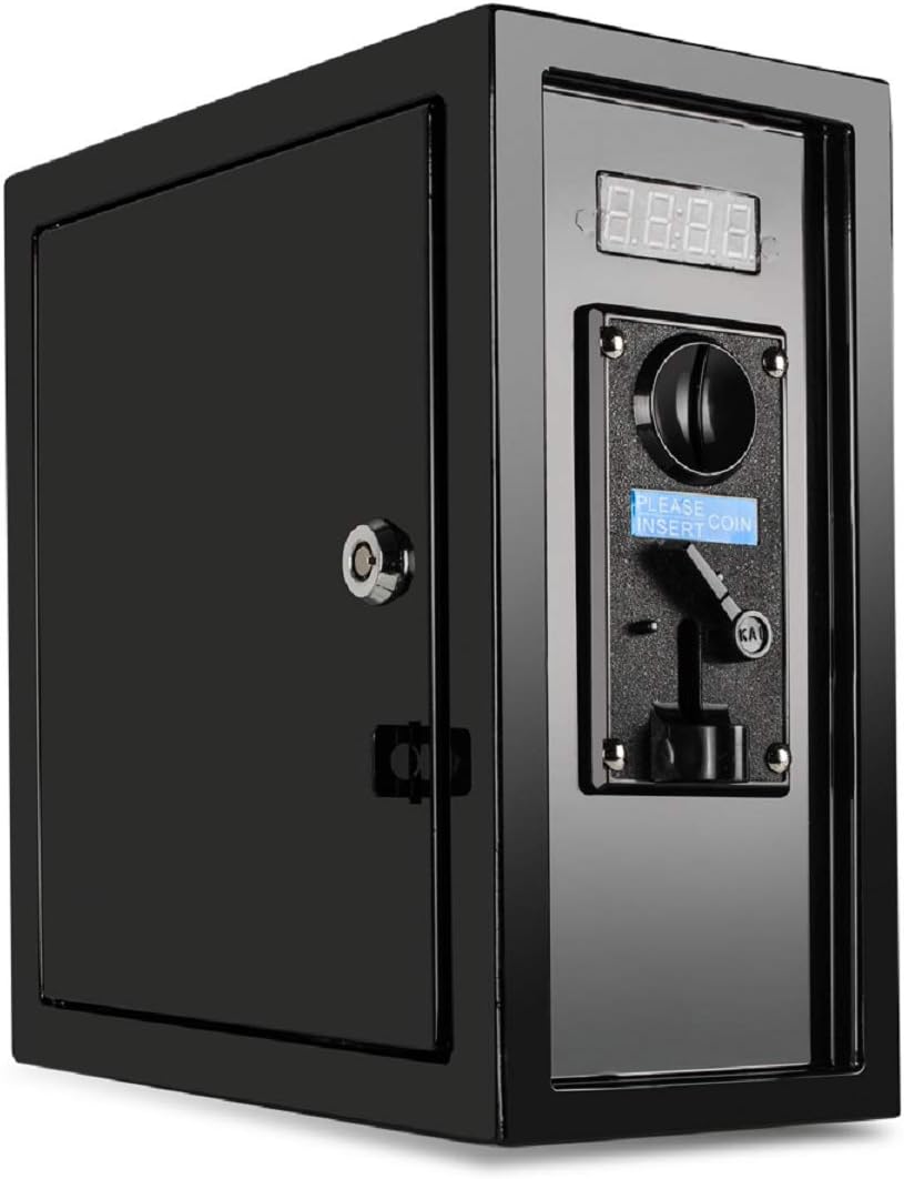 Coin Operated Timer Control Box Electronic Device Time Control Box Electronic Device Coin Selector Acceptor Timer Power Supply Box with Multi Coin