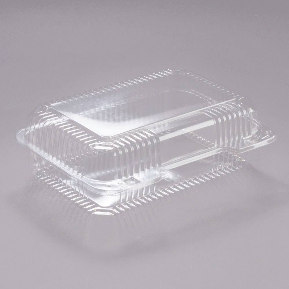 Dart PET40UT1 9 x 7 x 3 StayLock Pet Hinged Container | 250 per Case