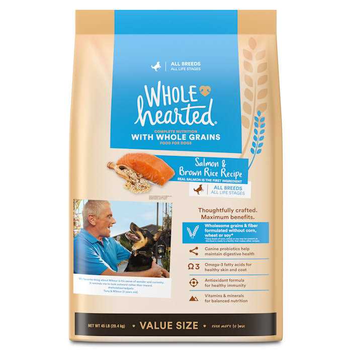 WholeHearted Whole Grains Salmon Recipe Dry Dog Food - Pet Supplies online store