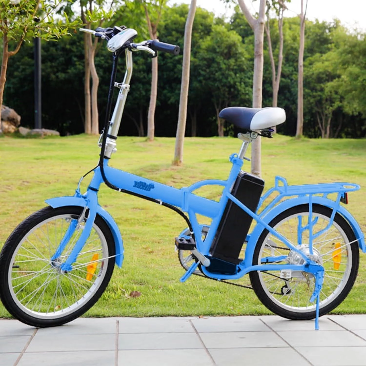 Mutlu Home Goods E-Bike 20" Folding Electric Bike with Removable Large Capacity Lithium-Ion Battery (250W)