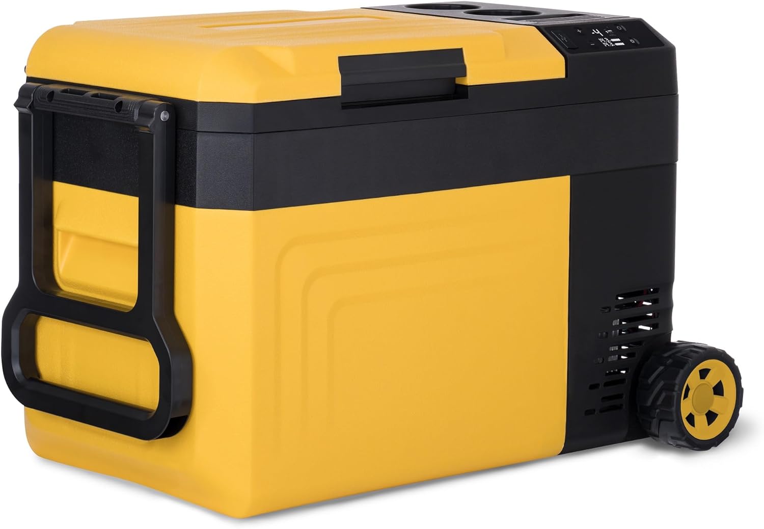 Newair 25 Qt. Portable Electric Cooler, 12v Car Mini Fridge, Hard Lunch Box for Jobsite, Workshop