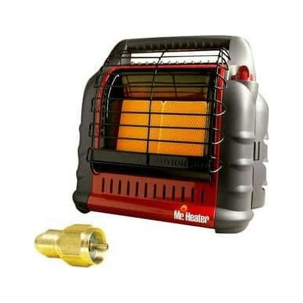 Portable Big Propane Heater With Propane Refill Adapter Bundle (2 Items) - Curated Treasures Market