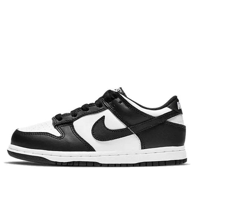 Little Kid's Nike Dunk Low Retro "Panda" White/Black-White (CW1588 100) - 11.5