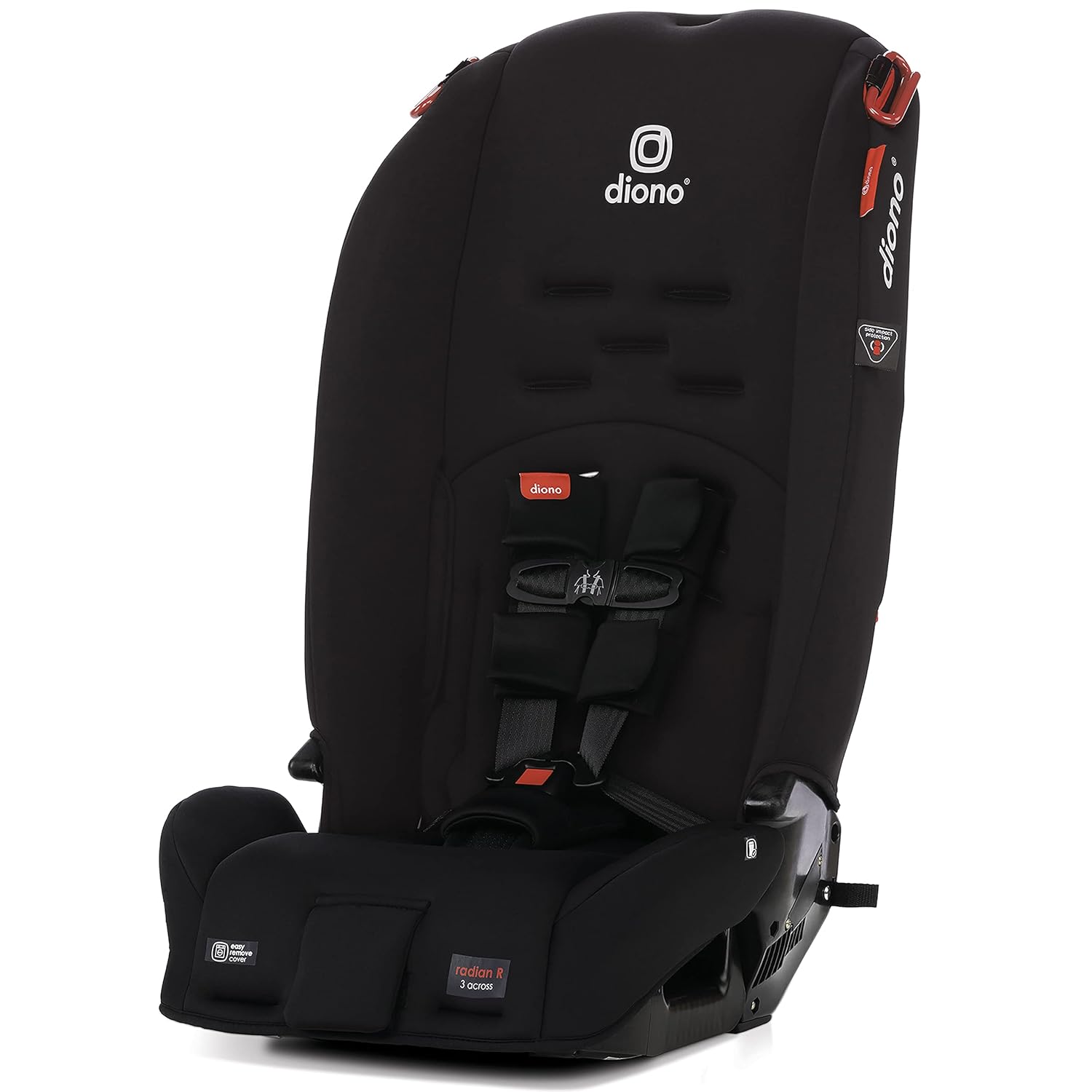 Diono Radian 3R, 3-in-1 Convertible Car Seat, Rear Facing & Forward Facing, 10 Years 1 Car Seat, Slim Fit 3 Across, Pink Blossom