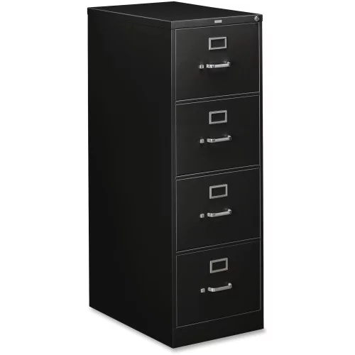 HON 310 series 4-drawer vertical file 18.3" x 26.5" x 52" - 4 x drawer(s) for file - legal - vertical - security lock, rust resistant
