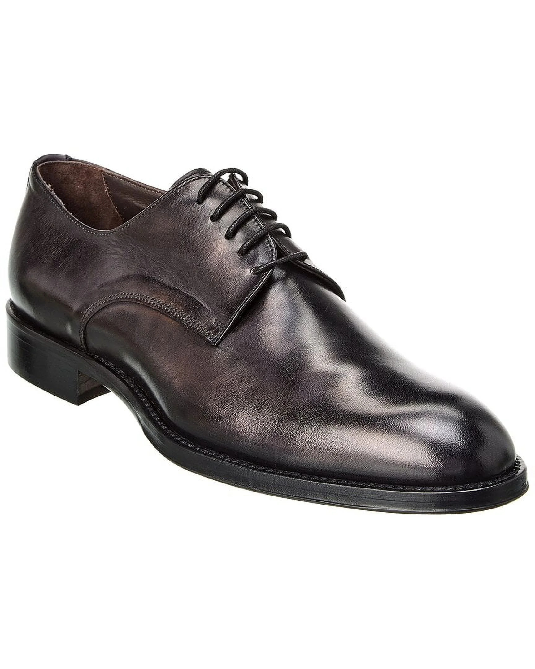 M by Bruno Magli Cilo Leather Oxford, 8, Black