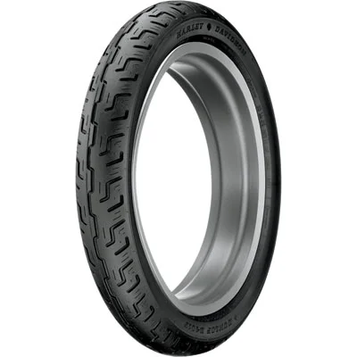 100/90-19 (57H) Dunlop D401 Front Motorcycle Tire Black Wall for Kawasaki W650 (EJ650) 2000-2001
