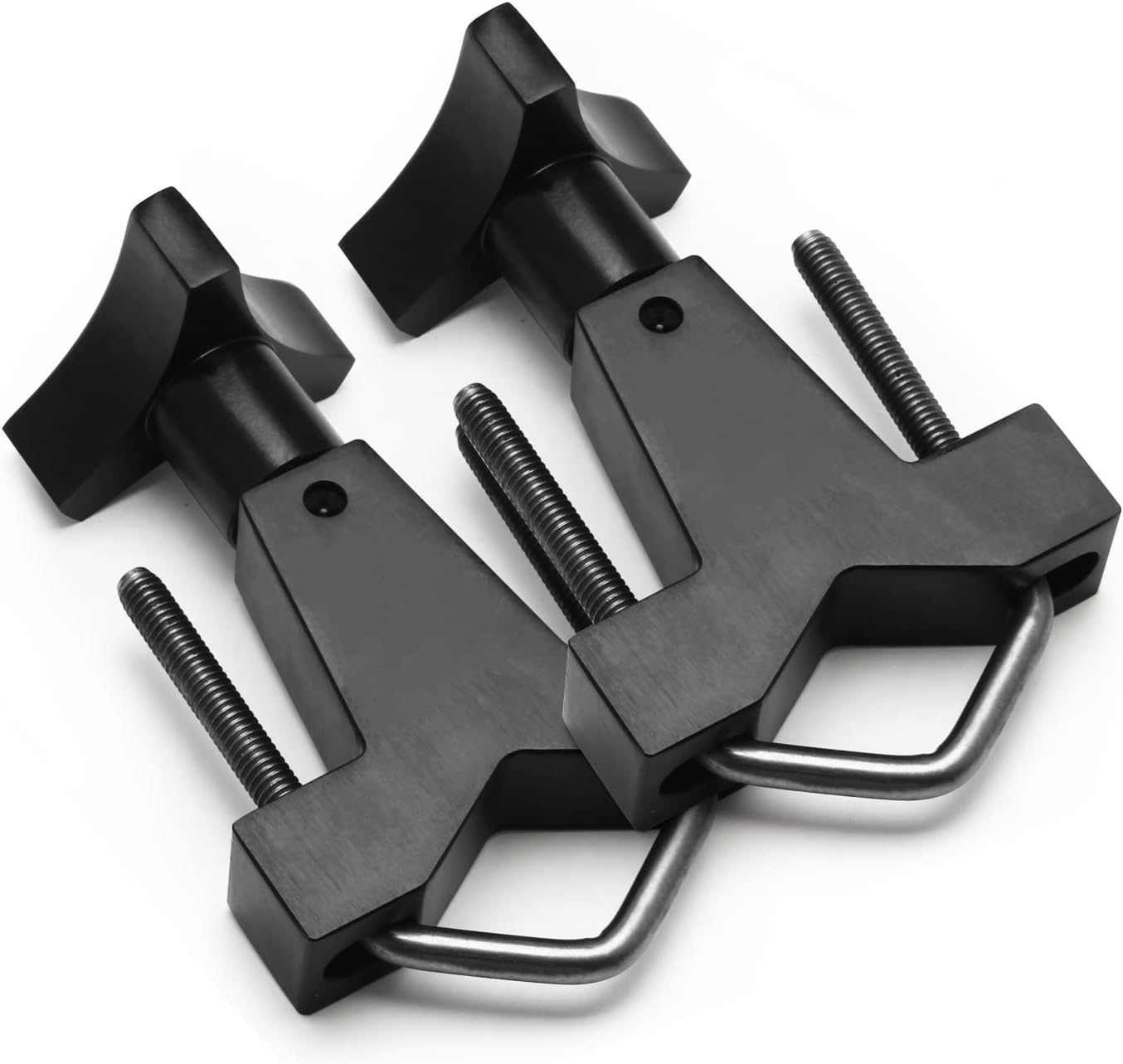 Somusen Universal 1-2.5 High-Lift Jack Tube Mount, Theft Jack Mounts Compatible with Jeep Offroad Roof Rack Front Bumper Bull Bar Roll Cage- Silver