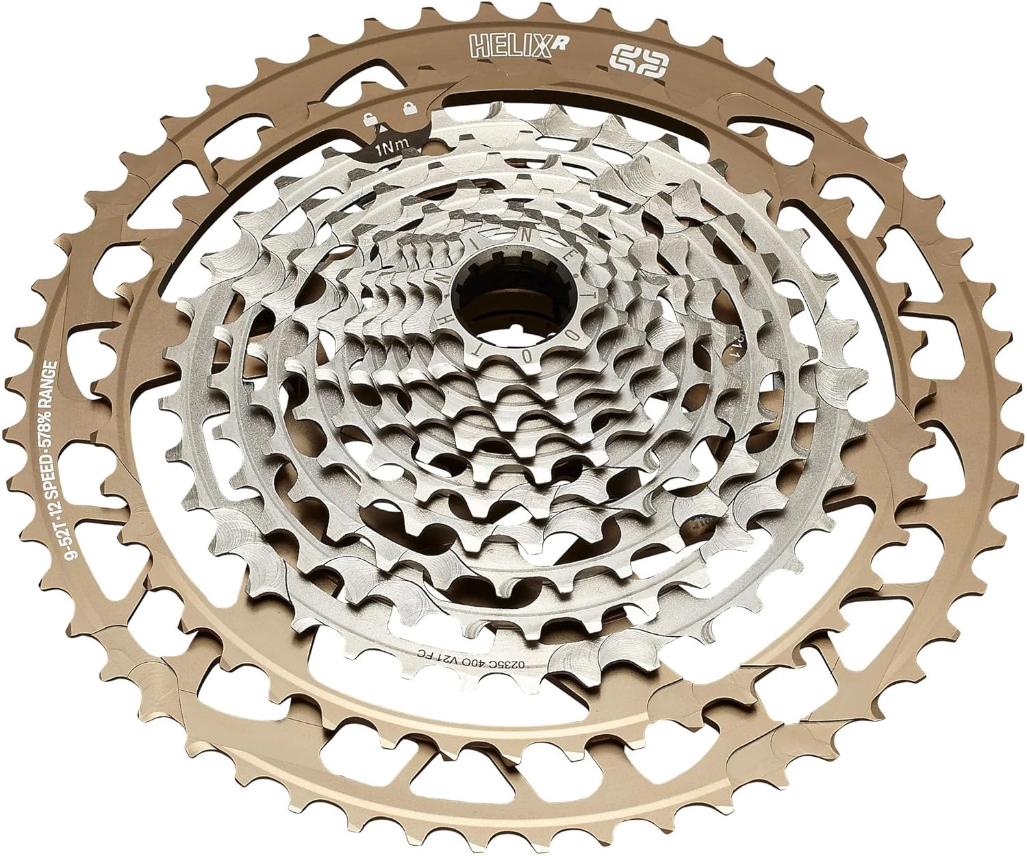 e*thirteen Helix Race Cassette - 12-Speed, 9-52t, Bronze