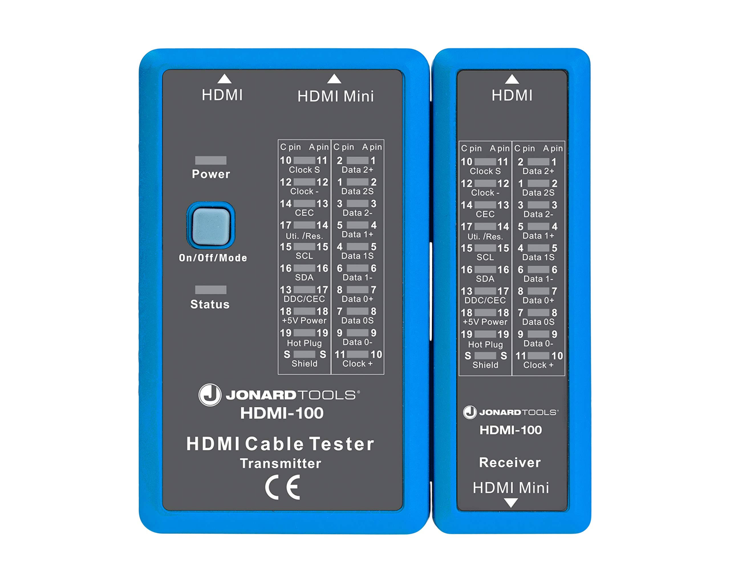 Jonard Tools HDMI-100 HDMI and Mini-HDMI Cable Tester