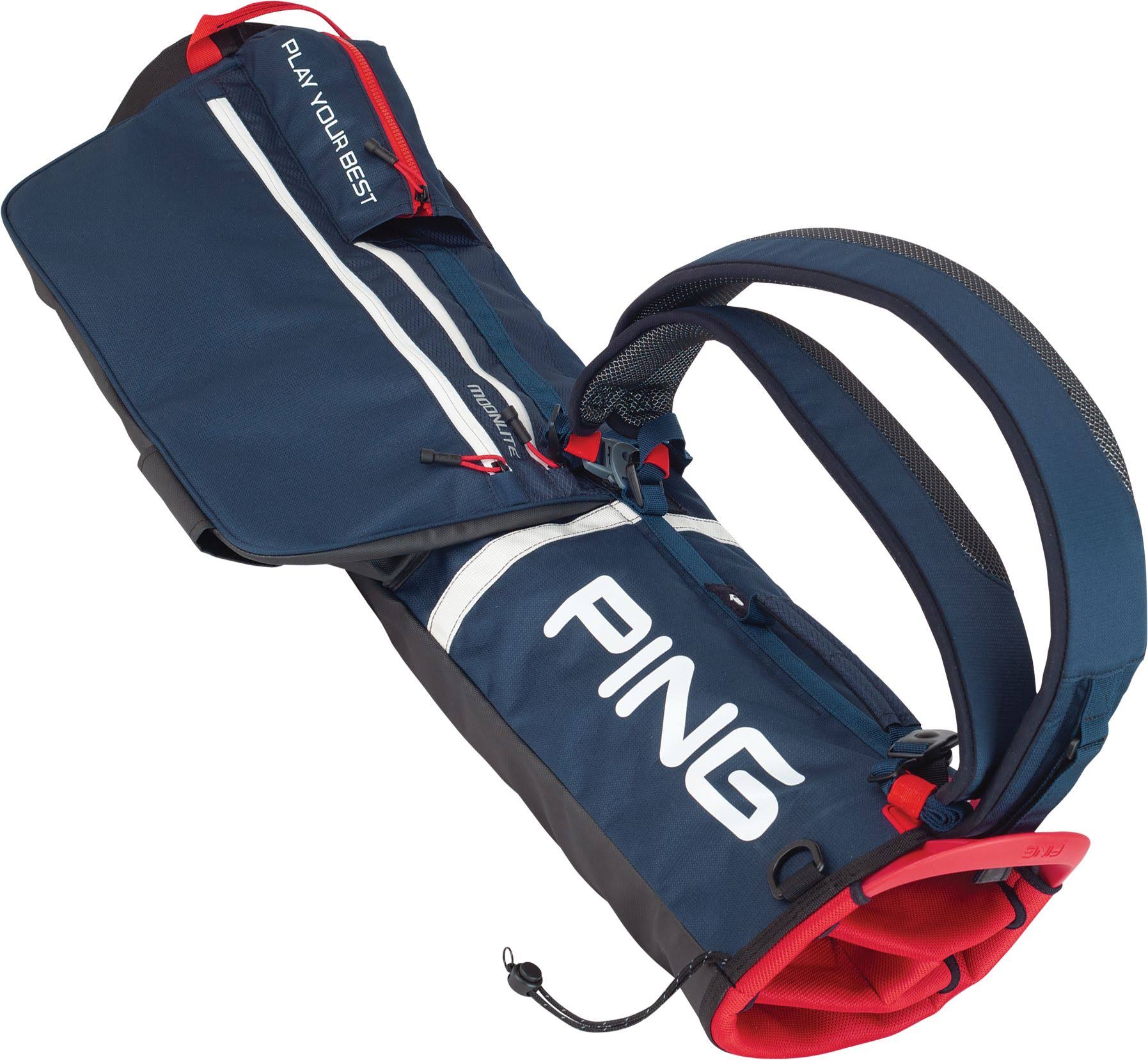Ping Moonlite Carry Bag - Navy/White/Scarlet