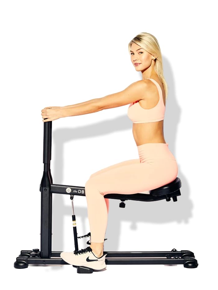 The DB Method Squat Machine, Workout Equipment for Home Gym, Exercise Leg and Glutes, Low Impact Lower Body Fitness Workouts, Training for Total-Body