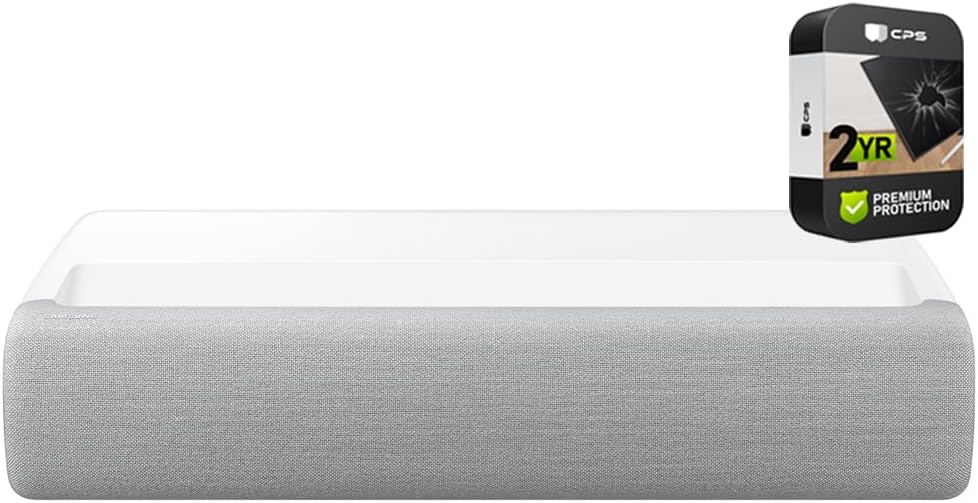 Samsung SP-LSP7TFAXZA 120 inch The Premiere LSP7T 4K Smart Laser Projector (Renewed) Bundle with 2 YR CPS Enhanced Protection Pack