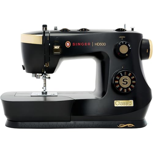 SINGER Heavy Duty 500 Classic Sewing Machine with Accessory Kit | Strong Motor with Enhanced Piercing Power, 23 Built-In Stitches, Full Metal frame
