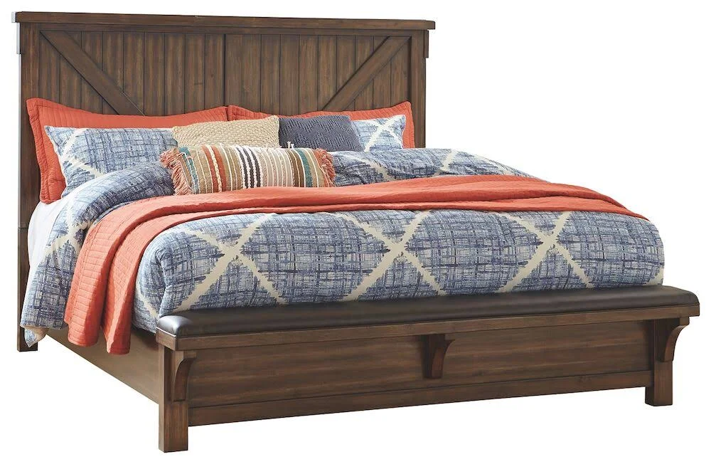 Ashley Lakeleigh Queen Upholstered Bench Footboard