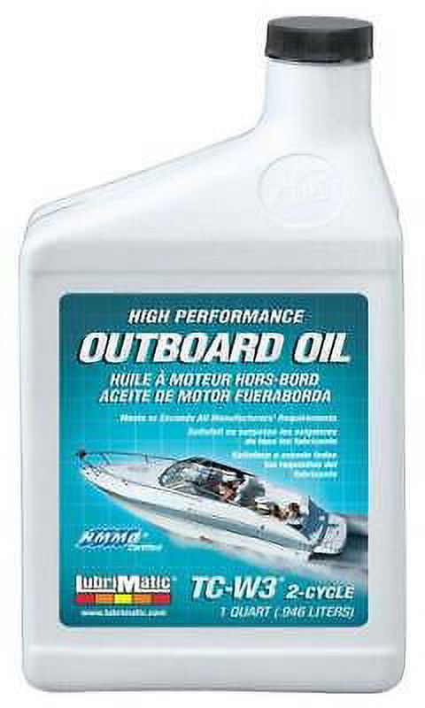 Lubrimatic TC-W3 2 Cycle Engine Outboard Motor Oil 1 qt. (Pack of 12)