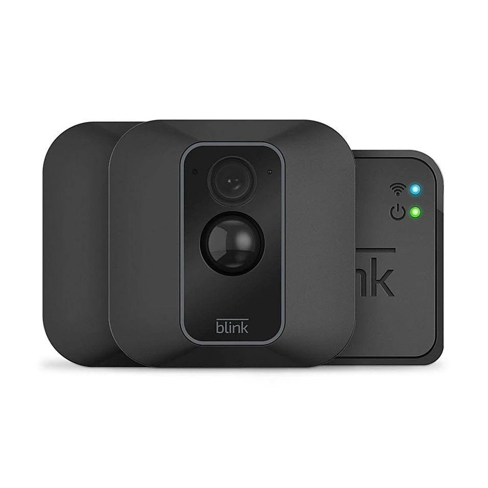Amazon Blink XT2 Wireless Outdoor/Indoor Home Security 2-Camera System, Black (B07MN67BCR)