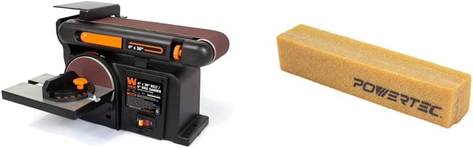 WEN 6502T 4.3-Amp 4 x 36 in. Belt and 6 in. Disc Sander with Cast Iron Base