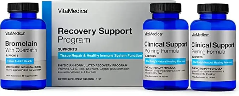 VitaMedica | Recovery Support Program | Natural Post Surgery Support Supplements | Clinical Support| Bromelain with Quercetin | Arnica Montana |