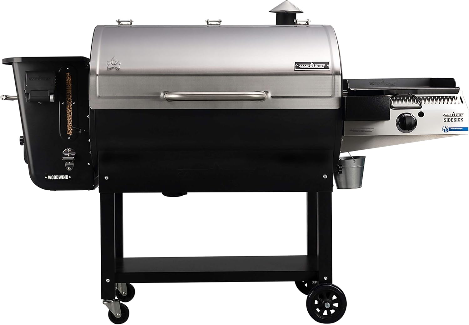 Camp Chef 36 in. WiFi Woodwind Pellet Grill & Smoker with Sidekick (PG14) - WiFi & Bluetooth Connectivity