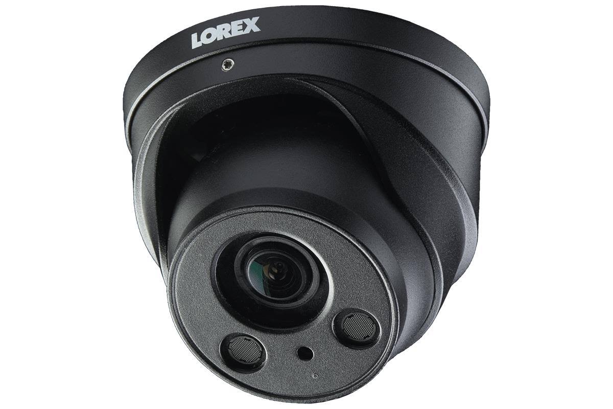 Lorex 8MP 4K IP Motorized Varifocal Zoom Audio Dome/Turret Security Camera LNE8974BW, 250ft IR Night Vision, 4X Zoom