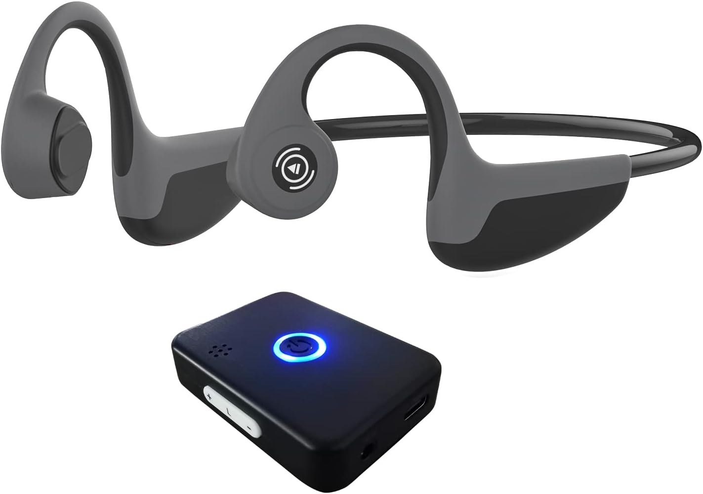 Bluetooth Bone Conduction Hearing Impaired Headsets for Seniors Hard of Hearing