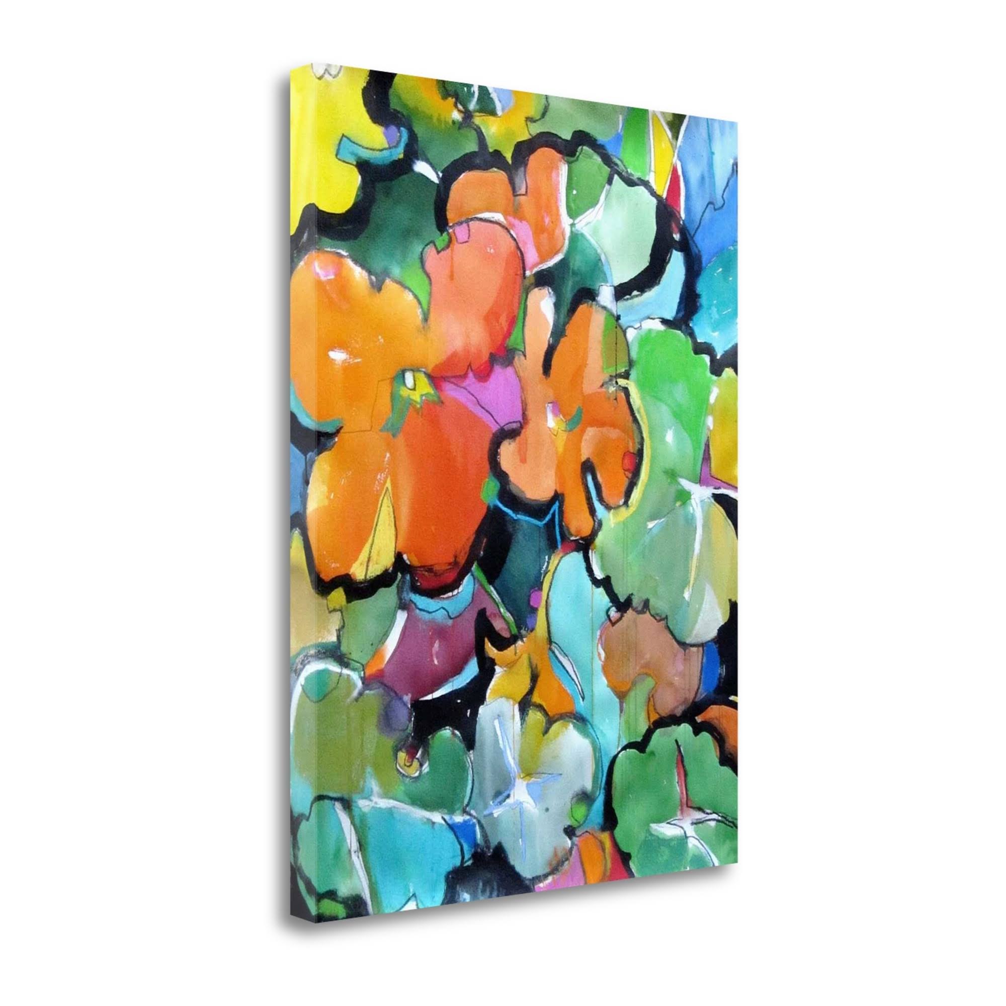 Nasturtiums by Emily Weil Fine Art Giclee Print on Gallery Wrap Can