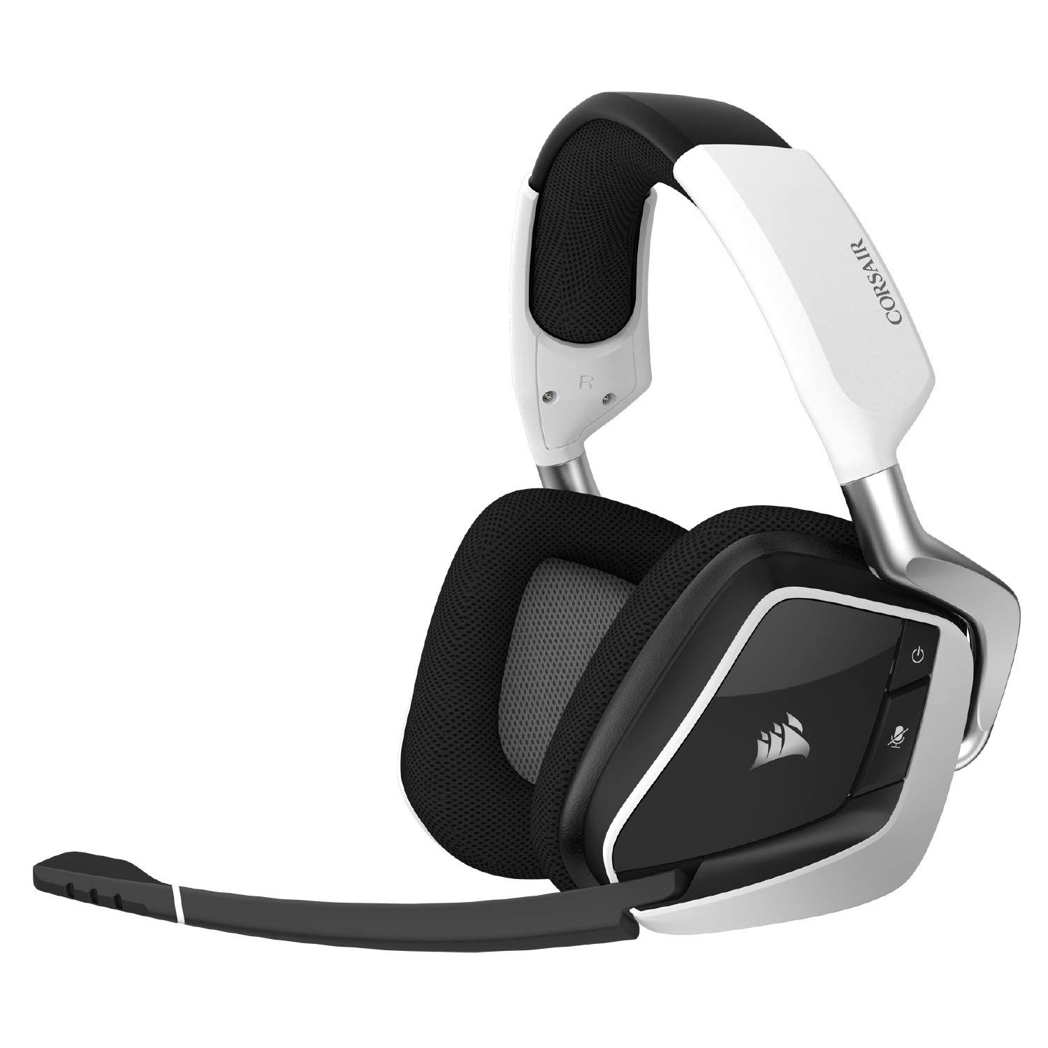 CORSAIR Gaming VOID RGB Elite Wireless Over-Ear Headset - Omni-Directional - White