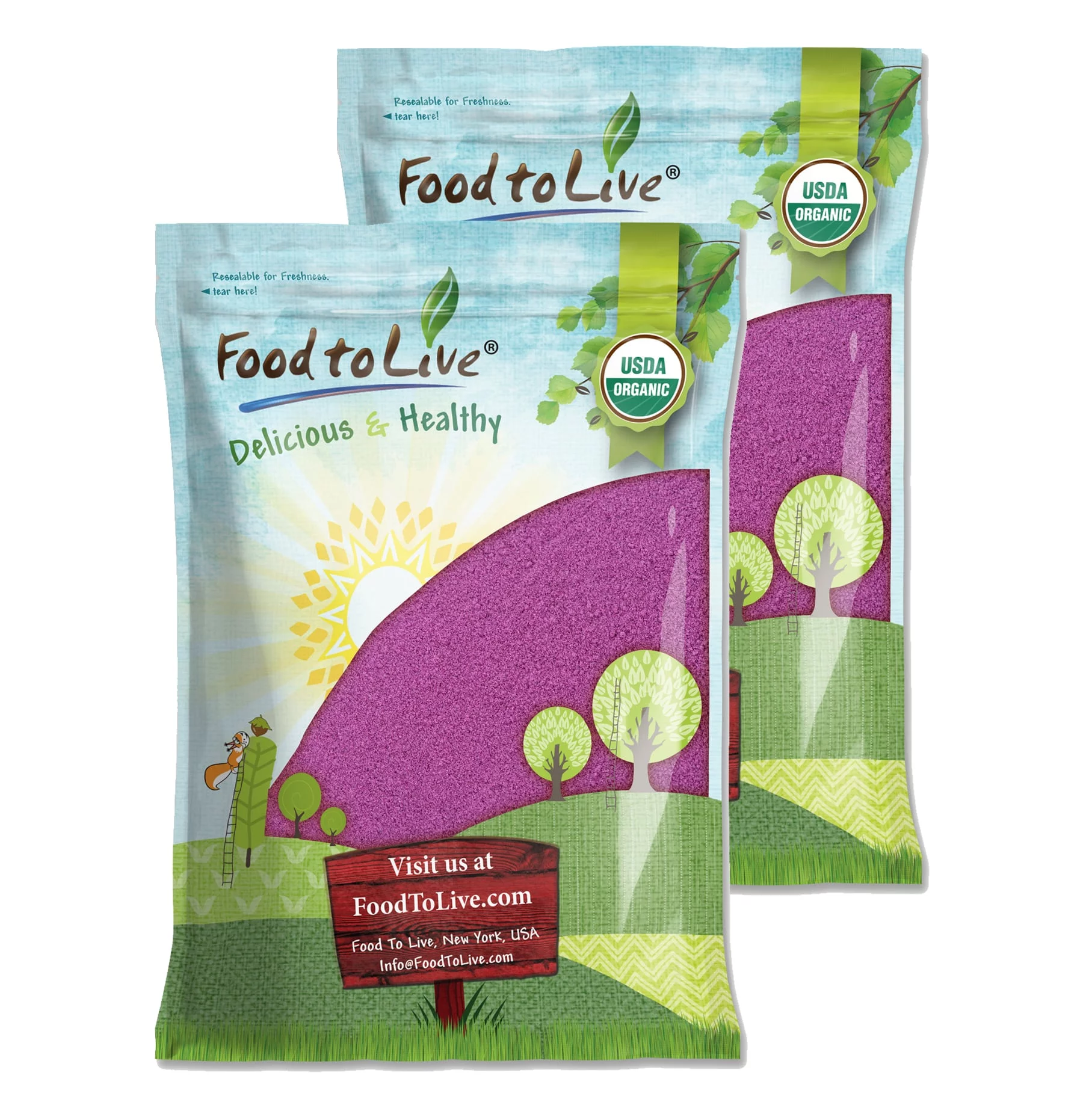 Organic Purple Sweet Potato Powder, 20 Pounds – Non-GMO, 100% Pure, No Sugar Added. Vegan