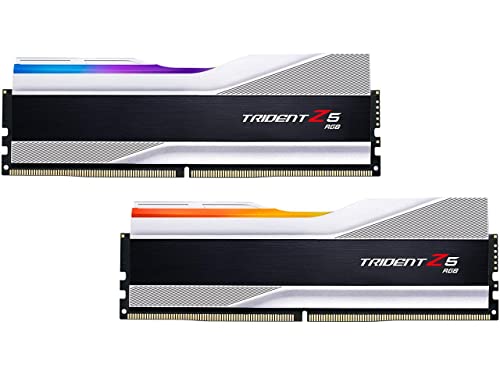 G.SKILL Trident Z5 RGB Series (Intel XMP 3.0) DDR5 RAM 32GB (2x16GB) 6600MT/s CL34-40-40-105 1.40V Desktop Computer Memory UDIMM