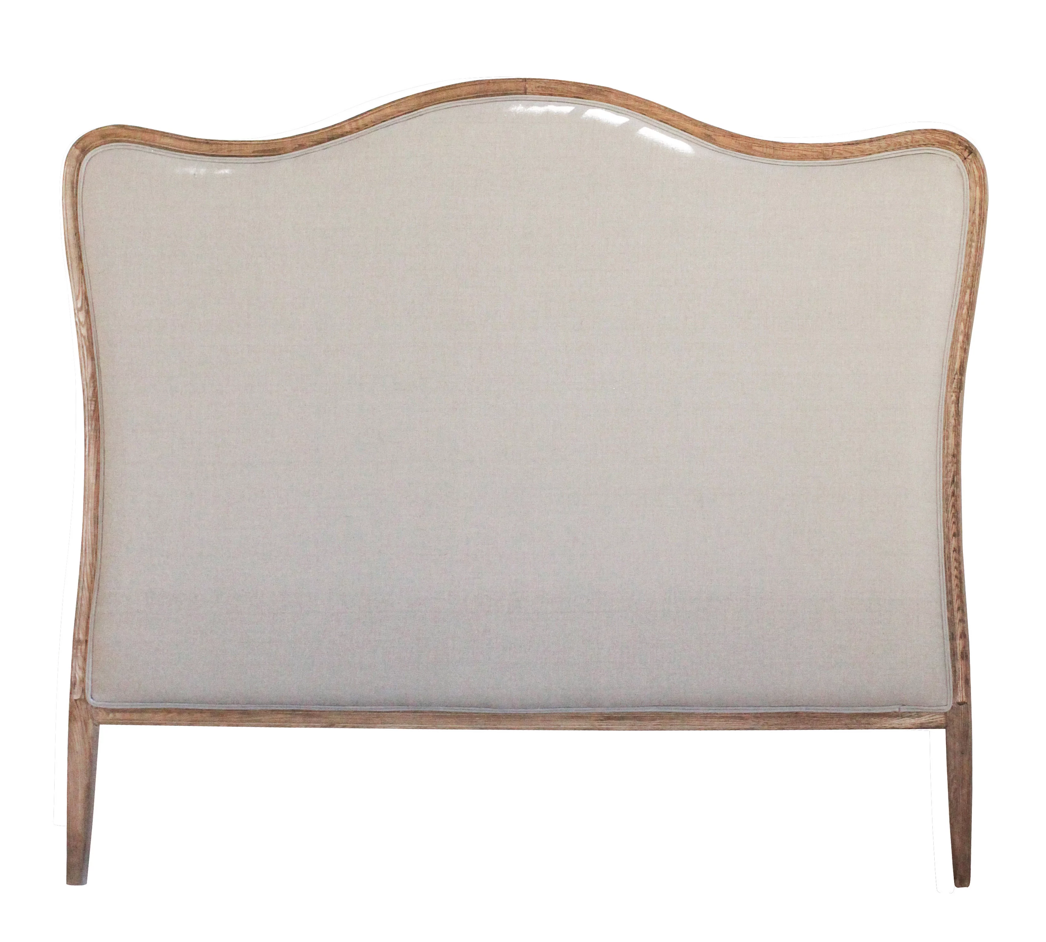 Woven Paths Oak & Linen King Size Headboard