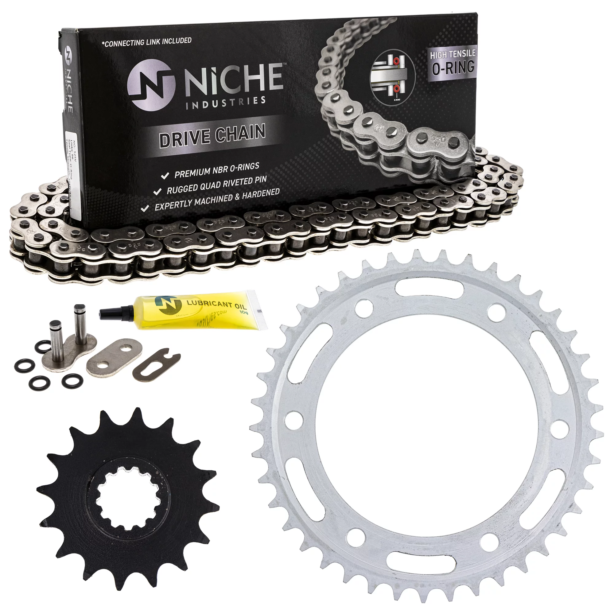 Niche Sprocket Chain Set for Honda CBR600RR 16/41T 525 O-Ring Motorcycle MK1004356 - Curated Treasures Market