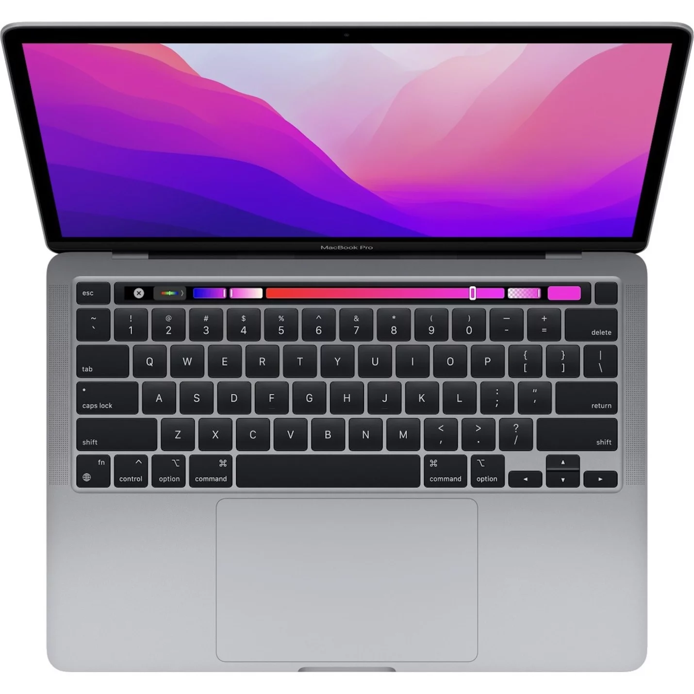 2022 Apple MacBook Pro Laptop with M2 chip: 13-inch Retina Display, 8GB RAM, 512GB SSD Storage, Touch Bar, Backlit Keyboard