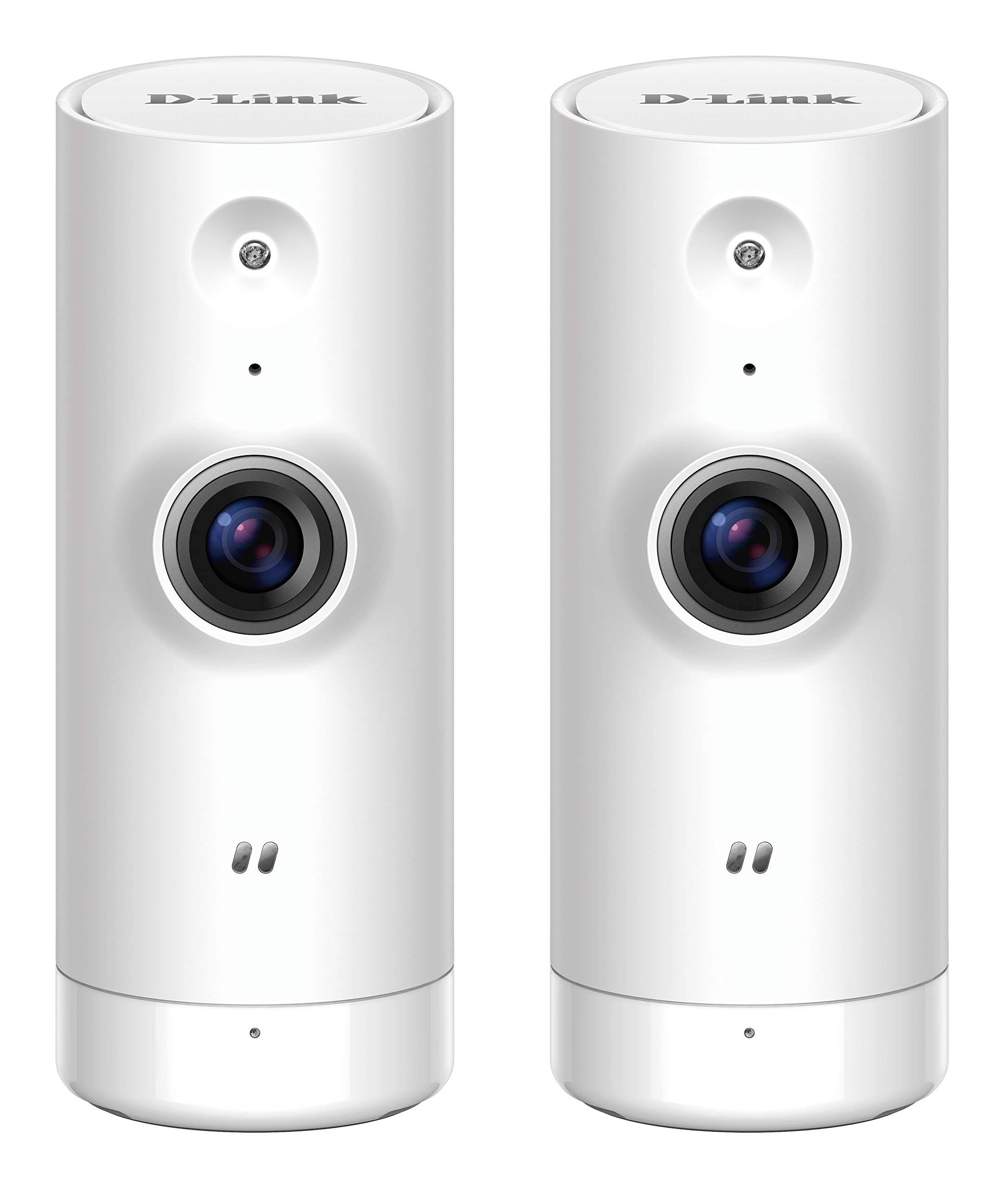 D-Link DCS-8000LH/2PK Mini HD Wi-Fi Camera 2 Pack