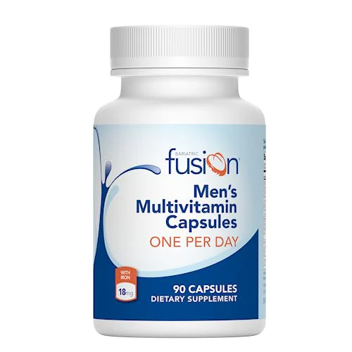 Bariatric Fusion One Per Day Vitamins and Minerals for Men | Bariatric Multivitamin Capsules with 45 mg Iron | for Bariatric Surgery Patients |