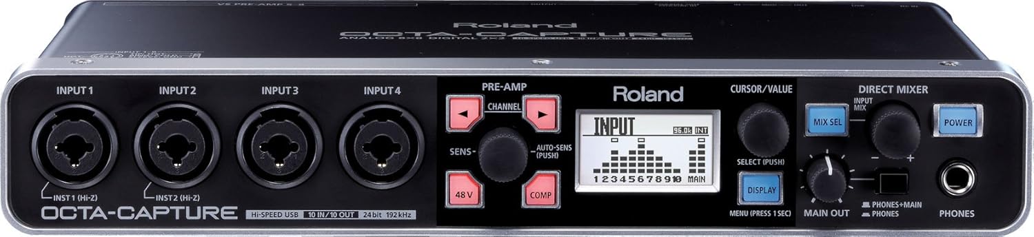 Roland UA-1610 STUDIO-CAPTURE 16-input, 10-output Hi-speed USB Audio Interface