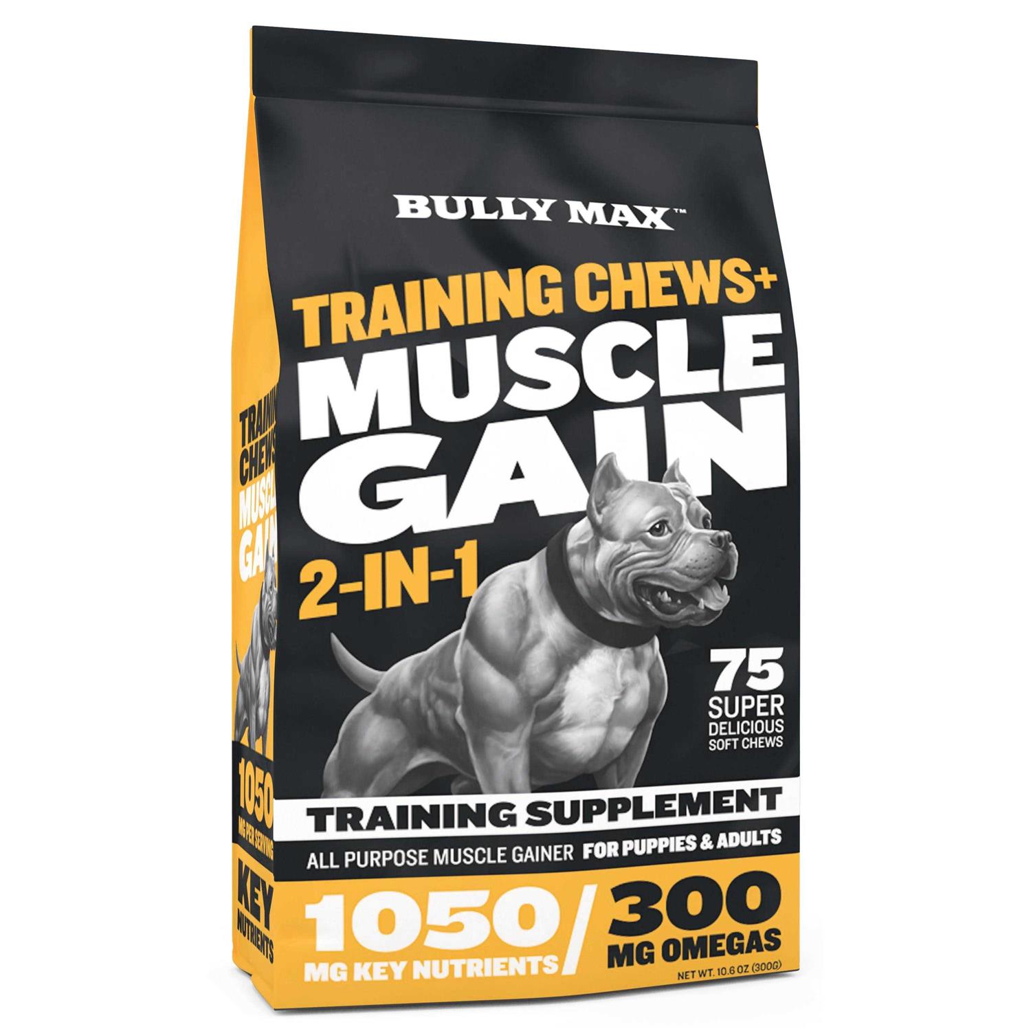 Bully Max Muscle Building Chews for Dogs. Builds Muscle - Pet Supplies online store