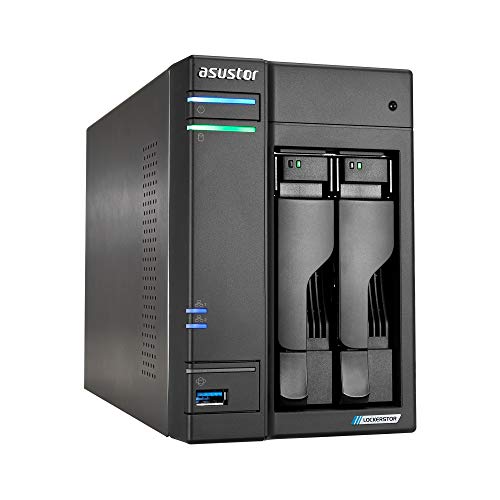 Asustor Lockerstor 4 Gen2 - AS6704T | 4-Bay NAS, Quad-Core 2.0GHz Processor, 4 M.2 NVMe Slots (PCIe 3.0), Dual 2.5GbE, Expandable to 10GbE