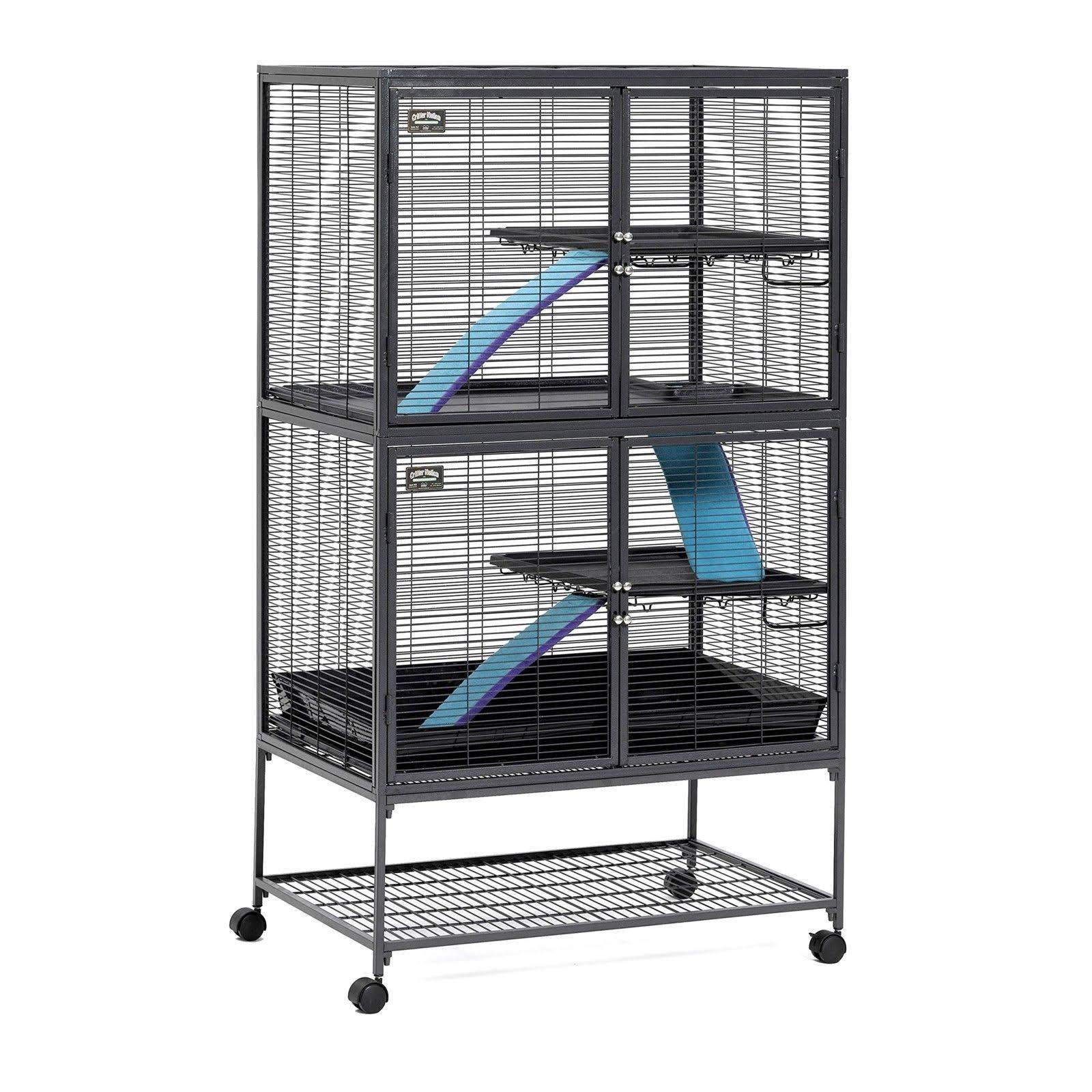Midwest Deluxe Critter Nation Double Unit Small Animal Cage (Model 162) Includes