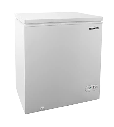 FRIGIDAIRE EFRF3005-AMZ Chest Deep Freezer-Garage-Ready, 3.5 Cu. Ft. Capacity - Smart Home Appliances