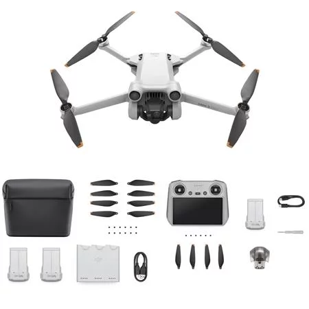 Mini 3 Pro Drone with RC Remote Controller and Fly More Kit