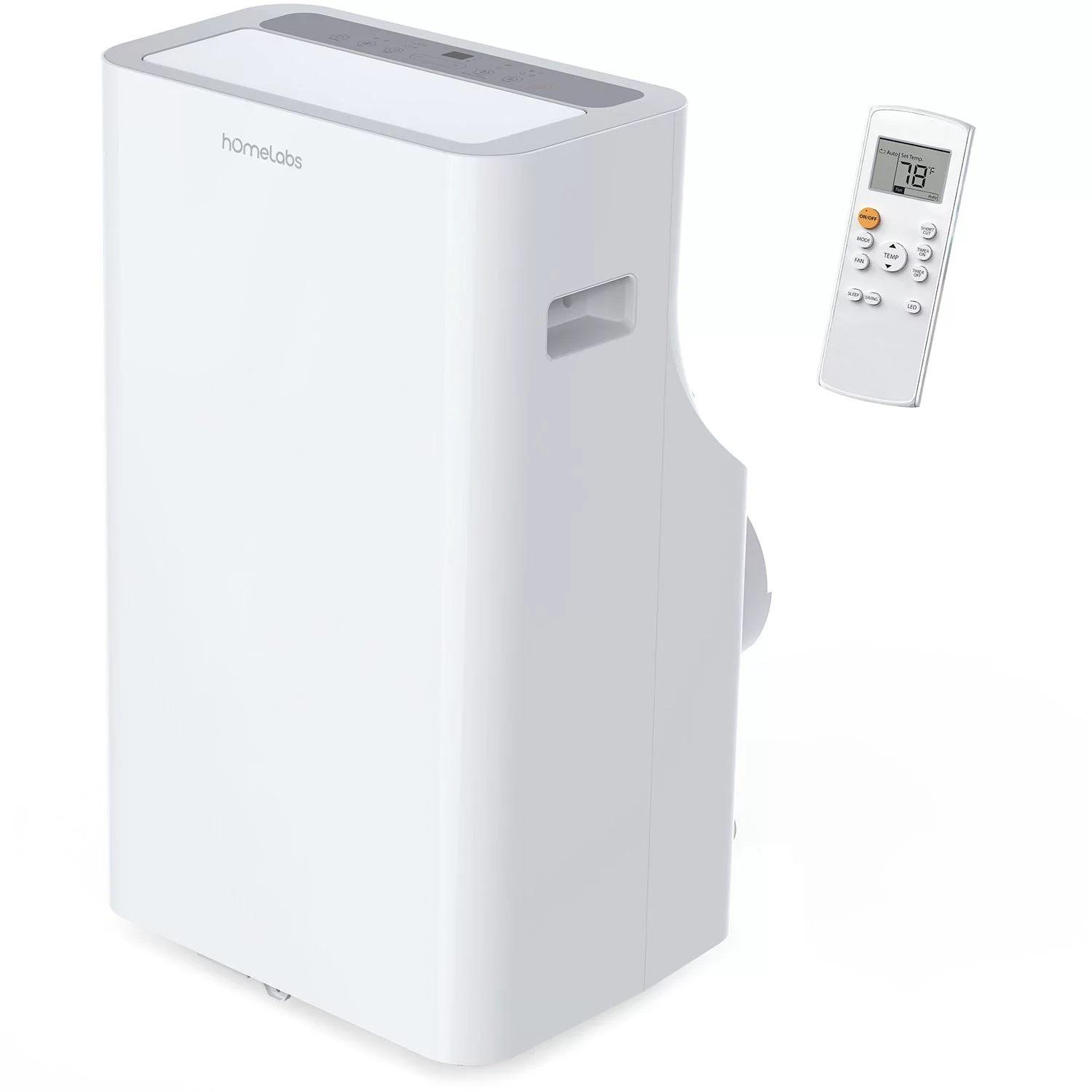 hOmelabs Portable Air Conditioner 12000 BTU - Cools Rooms up to 450 Sq. Ft. - Quiet AC Unit with Wheels