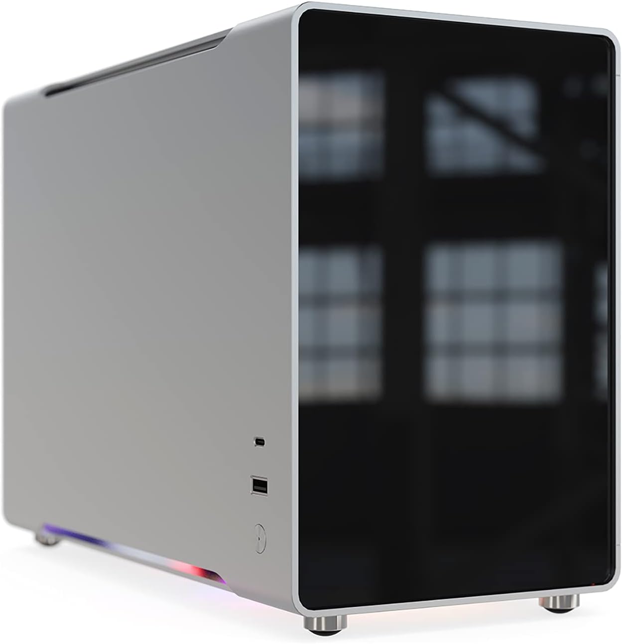 Mini ITX Case, Aluminum PC case Silver