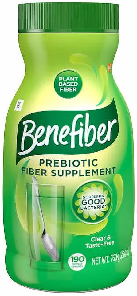 Benefiber Fiber Supplement Powder 190 Servings - Sugar Free- Grit Free 722 grams (25.5 oz.) - Kansas Nuitrition - HNZSDS
