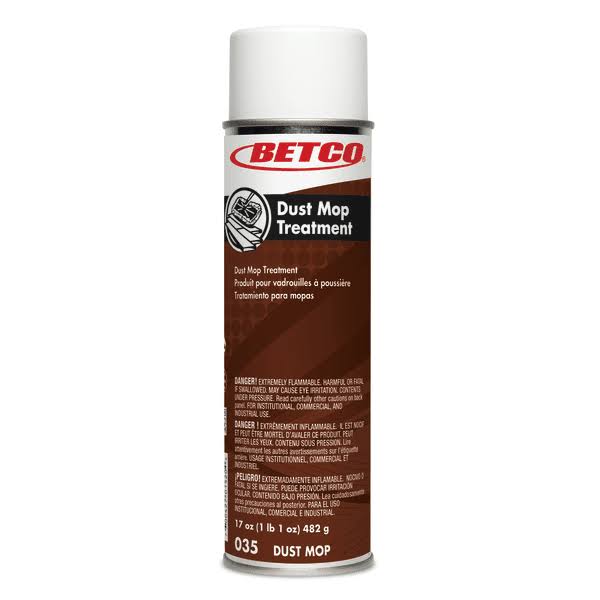 Betco Dust Mop Treatment, Citrus Scent, 17 oz Can, Case of 12