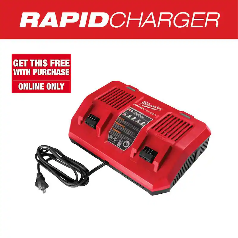 M18 18-Volt Lithium-Ion Dual Bay Rapid Battery Charger